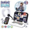 Infini Fun - Mon Premier kit de télétravail - Téléphone, Ordinateur et Casque pour Faire des visioconférences comme Les Grand