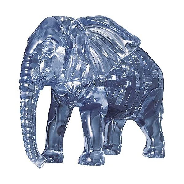 HCM - 59142 - Crystal Puzzle - Elephant - 40 Pièces