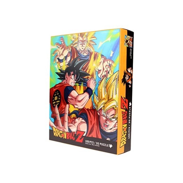 Animación,Dragon Ball- Puzzle Lenticular Dragon Ball Z Goku Saiyan 100 piezas Does Not Apply Jouets, Z109080, Multicolore, On