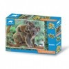 Grandi Giochi Discovery Koala Puzzle lenticulaire Horizontal avec 500 pièces incluses et Emballage avec Effet 3D-PU202000, PU