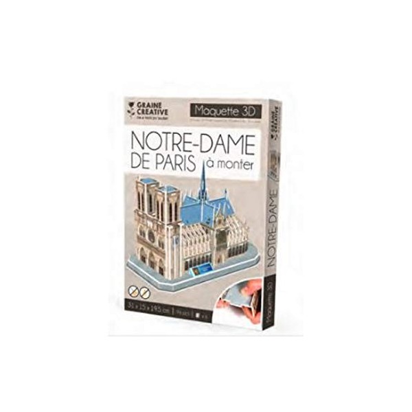 Graine Creative Puzzle Maquette Notre Dame