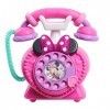 Just Play – Téléphone rotatif Disney Junior Minnie Mouse avec lumières et sons, pour enfants, multicolore, taille S