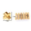 Gracelaza Casse-Tête en Bois Set 4 Pièces - Jouet de Puzzle en Bois - 3D Puzzle en Bois - Jouets pour des Enfants et des Adol