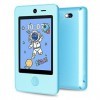 Kesasohe Téléphone Portable Enfant,Téléphone Jouet pour Enfants Connectée SOS,Podomètre, Caméra, Jeux,Musique,Téléphone éduca