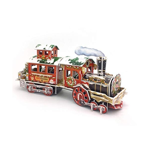 Akemaio Puzzle de Train de Noël 3D Puzzle Express pour lanniversaire de Noël et Cadeau de la Saint-Valentin