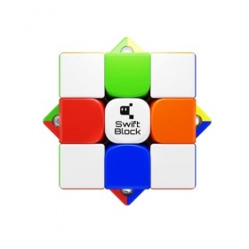 Funnygoo Gan Swift Block 355s m 3x3 sans Barre Rotation Rapide carré Magique, 55mm, Gan 355s Magic Puzzle carré Magique