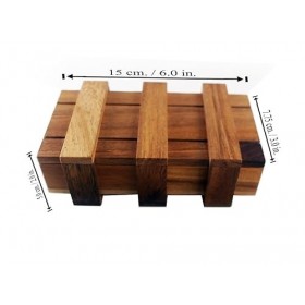 Boîte en Bois 3D Puzzle Secret Déballez Une boîte Cadeau cachée avec Une cachette ou des Compartiments pour Un Amateur de Puz