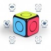 Oostifun Gobus 1x1x1Dice Cube Appuyez sur Le Cercle Puzzle Magique Cube Rotation des Doigts Jouet Version Rotative