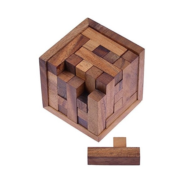 LOGOPLAY Packcube 125er Cube S - Puzzle 3D - Jeu de réflexion - Jeu dénigmes - Jeu de Patience - Jeu de logique dans Un Cadr