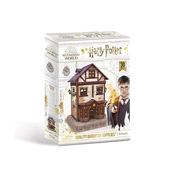 University Games 7625 Harry Potter Quality Quidditch Supplies 3D Puzzle