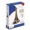 Party town Paris, Tour Eiffel, Adultes et Puzzle 3D Enfants, C044H, Bleu