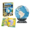 Puzzle 3D Mappemonde Globe National Geographic - Puzzle 3D Enfant +8 Ans | Globe Terrestre Enfant 32 Pièces | Maquette À Mont