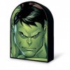 Grandi Giochi Marvel Avengers Hulk Puzzle lenticulaire Vertical avec 300 pièces incluses et boîte en Fer Blanc avec Effet 3D-