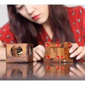 Vegas Baby: Casse-Tête 3D fait à la main. organique puzzle en bois de SiamMandalay with Free