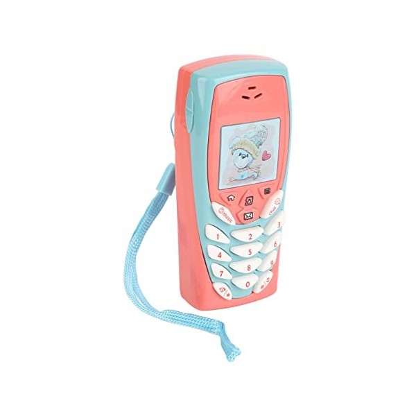 Shanrya Bébé Jouet Téléphone, Apprentissage Jouer Téléphone Jouet Plastique Shell Musique Jouet Simulation Baby Smartphone Té