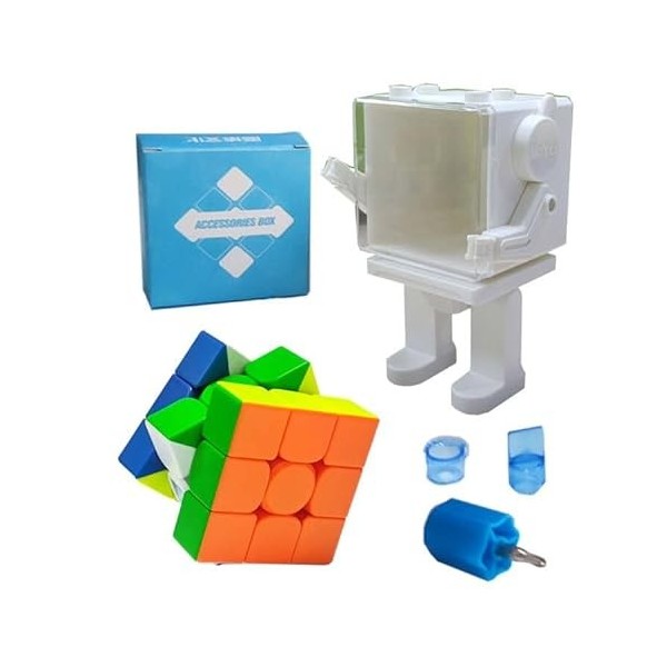 MoYu MoFangJiaoShi Cubing Classroom MFJS RS3M V5 3 x 3 m Version à double réglage Cube Vitesse Robot Puzzle Cube Magique Cube