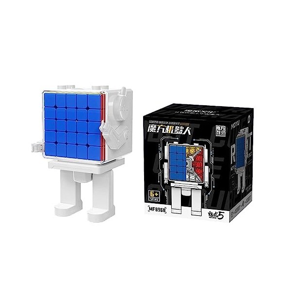 Gobus MoYu Cube Robot MFJS Cube Twist Puzzle Cube Meilong 5 5x5 Cube Robot Set avec Cube 5x5x5 + Boîte de présentation Robot