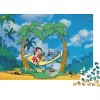 Puzzle Adulte 300 Pièces Stitch Lilo & Stitch Personnages animés Puzzle Classique Kit Bricolage Jouet en Bois Cadeau Unique D