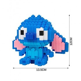 FAMILIO 750pcs Particules de Plastique Puzzle de Blocs de Construction Miniatures Modèle de Bloc de Construction Cartoon Stit