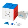 MOYU RS3M Cube de Vitesse Magnétique 3x3 sans Autocollant, Cube Lisse Facile à Tourner, Jeu de Casse-Tête Classique Cadeau po