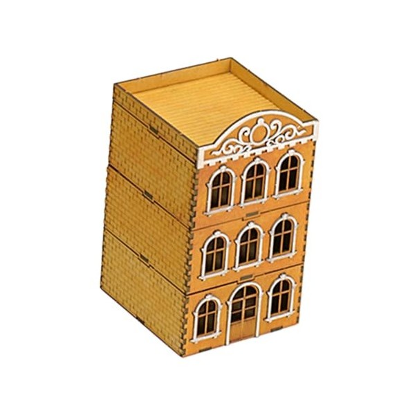 Oshhni Puzzle 3D Architecture en Bois, Kits de Construction de maquettes de Maison en Bois pour garçons et Filles, décoration