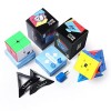 Speed Cube Sets, MOYU Meilong M 2pcs Magic Cube 2x2 3x3 Magnétique Durable et Flexible Puzzle Cube Casse-tête pour Enfants Ad
