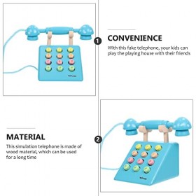 Balacoo à Maison Toy Téléphone en Forme de Jouet Jouet de téléphone de Jouet pour Enfants