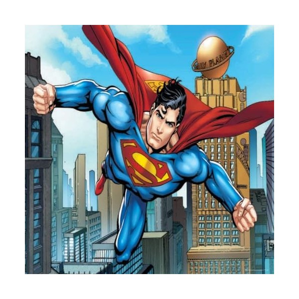 Grandi Giochi DC Comics Superman Puzzle lenticulaire Horizontal avec 500 pièces incluses et Emballage avec Effet 3D-PUD03000,