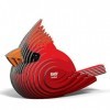 EUGY Eco-Friendly 3D Paper Puzzle Cardinal 