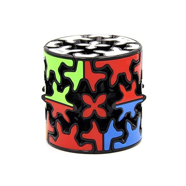 Oostifun MO FANG GE Gear Cylinder Cube 3x3 Puzzle Cube Puzzle 3D Puzzle Lisse Puzzle Lisse Cube Twist avec Un trépied Cube N