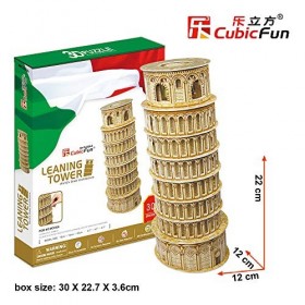 CubicFun - MC053h - Puzzle 3d - Tour De Pise - 30 Pièces