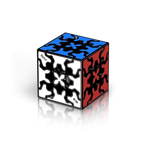 Yealvin 3x3 Gear Cube 3x3x3 Roue dentée Cube Magique Cube créatif 3D Puzzle Cube Jouet