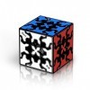 Yealvin 3x3 Gear Cube 3x3x3 Roue dentée Cube Magique Cube créatif 3D Puzzle Cube Jouet