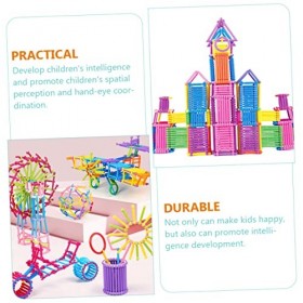 Toyvian 1 Set Baguette Intelligent Bébé Vêtements Jouets Pour Enfants 3D Puzzle Tige Éducative Kits De Construction De Tige E