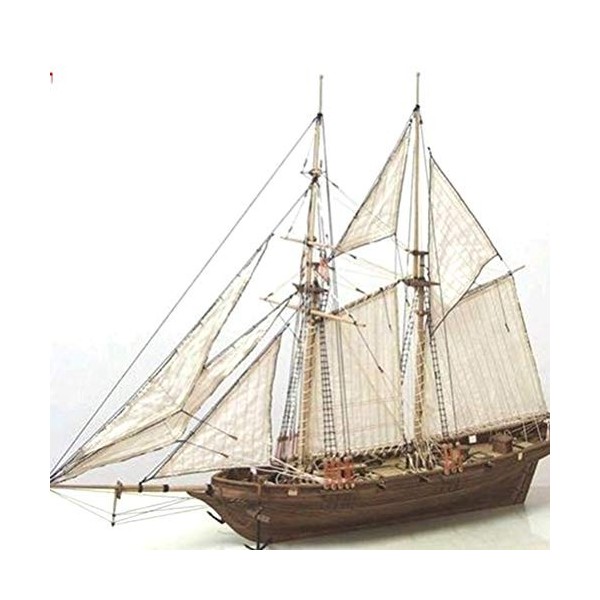 Bagima Voilier 3D Puzzle en bois DIY Bateau à voiles Modèle de bateau à voile Jouet éducatif Jouet de construction Jouet Cade