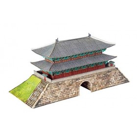 keranova keranova369&nbsp;échelle 1 : 160&nbsp;x 27,5&nbsp;x 12,5&nbsp;x 12,5&nbsp;x 13&nbsp;cm Clever Papier namdaemun Gate//Séoul Corée du Sud Puzzle 3D 