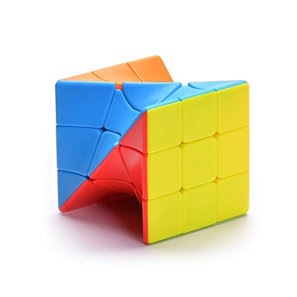 Yealvin Puzzle Twisty Skewb Cube Twisty pour le développement de lintelligence Brain Teaser