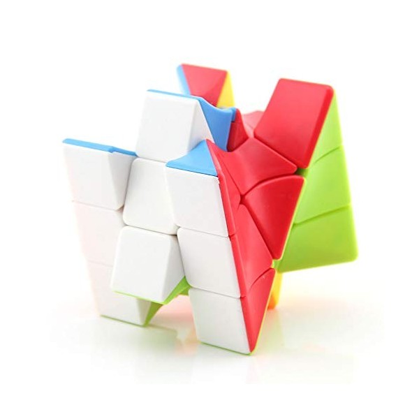 Yealvin Puzzle Twisty Skewb Cube Twisty pour le développement de lintelligence Brain Teaser