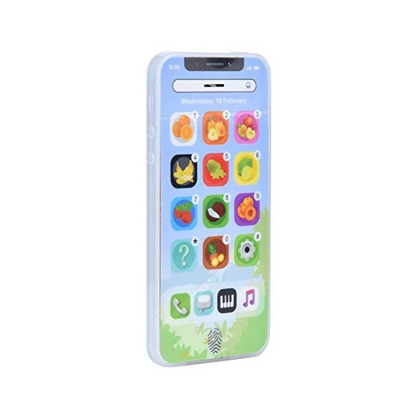 Jouet de Téléphone Portable pour Enfants, Téléphone Portable éducatif Rechargeable par USB, pour léducation des Enfants Garç