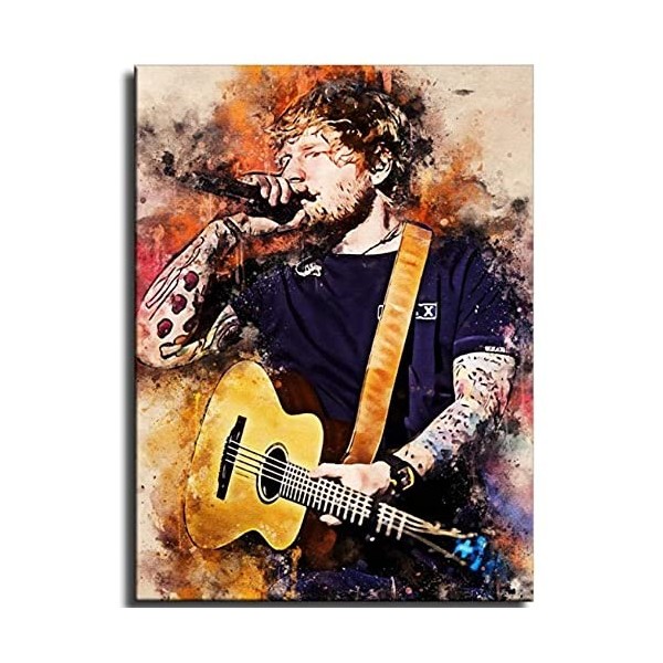 TTbaoz 1000 pièces Jigs Puzzle Ed Sheeran Affiche Adultes Enfants Jouet Éducatif38 * 26cm