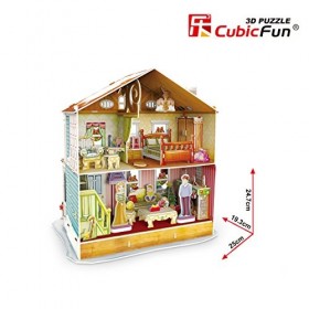 Puzzle 95 pièces - Puzzle 3D - La Maison dEric avec LED Difficulté : 4/7 