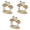 Toyvian 2 Pièces Casse-tête en Bois 3D Jouet Casse-tête 3D Jouets De Dinosaures pour Les Enfants De 3 à 5 Ans Puzzles 3D pour