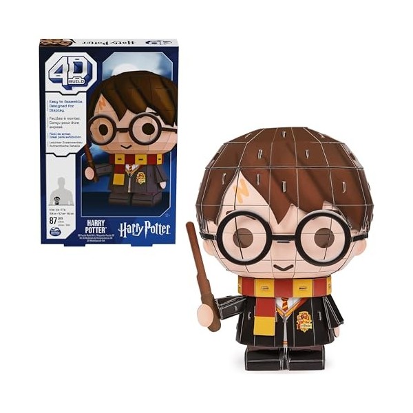 4D BUILD - Puzzle Harry Potter 3D - Jeu Harry Potter Maquette à Construire - Puzzle Style Manga - Puzzle Adulte - Jeu de Cons