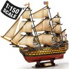 Puzzle 3D Grand Taille Navire HMS Victory pour Adultes et Adolescents Jouets, 189 Pièces