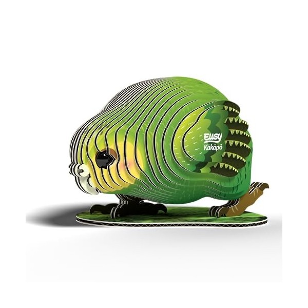 EUGY 099 Kakapo. Eco-Friendly 3D Paper Puzzle