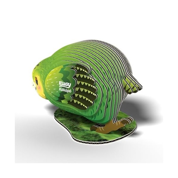 EUGY 099 Kakapo. Eco-Friendly 3D Paper Puzzle