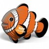 EUGY 650037-Poisson Clown-Puzzle Animal 3D-pour Enfants et Adultes-À Assembler-À partir de 6 Ans, EH-037