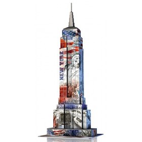 Ravensburger - 12583 - Puzzle 3D - Empire State Building Flag - 216 Pièces