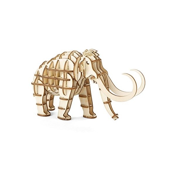 Kikkerland Wooly Mammoth 3D Wooden Puzzle GG125 