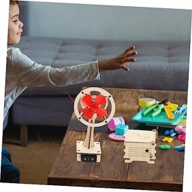 ibasenice 2 Ensembles Puzzle Mécanique Jouet Casse-tête pour Enfants Puzzle Cognitif pour Enfants DIY Casse-tête 3D du Cervea
